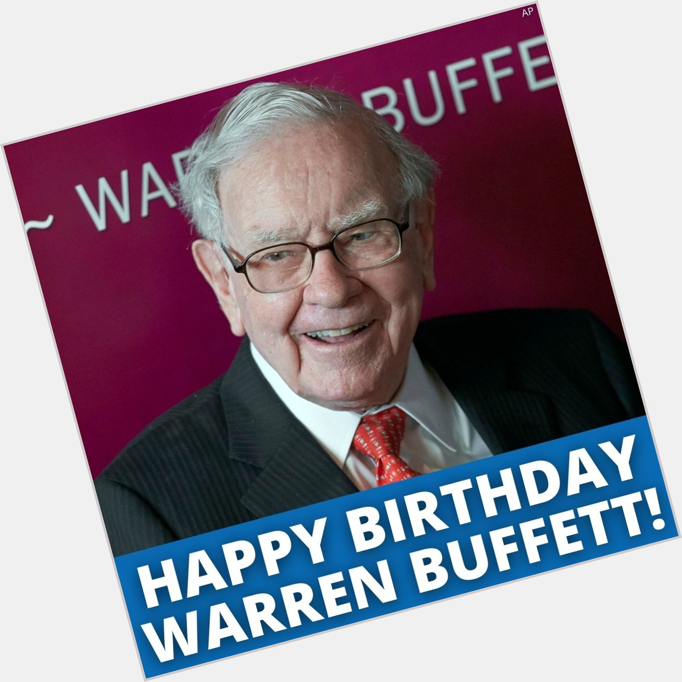 Happy 91st birthday Warren Buffett! 