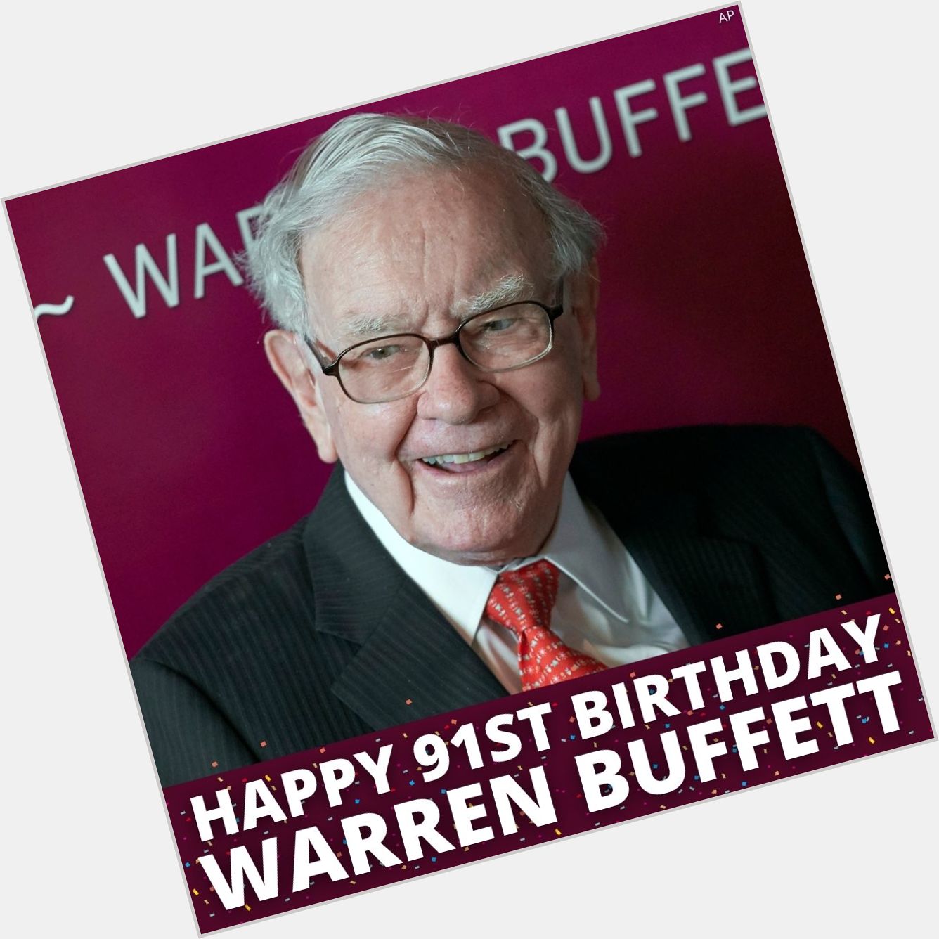 Happy Birthday Warren Buffett! 