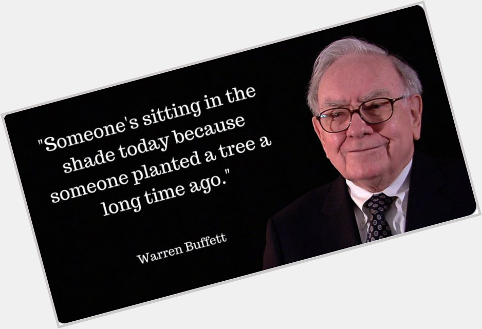  Happy \"Build organizations, nurture talent\" Friday! Happy Birthday Warren Buffett! 