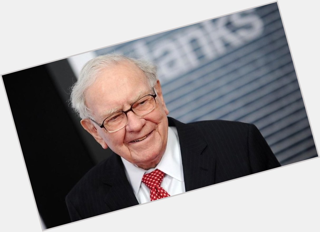Happy 90th Birthday!   Mr. Warren Buffett   My mentor, idol and inspiration. 