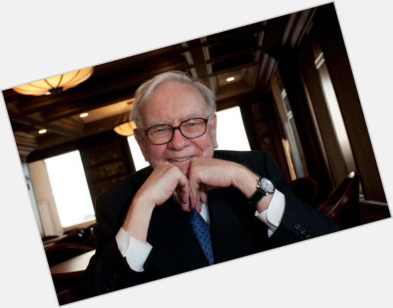 Sort of ... this ... is ... 

... who ... Warren Buffett ... is ... Happy Birthday !!! 