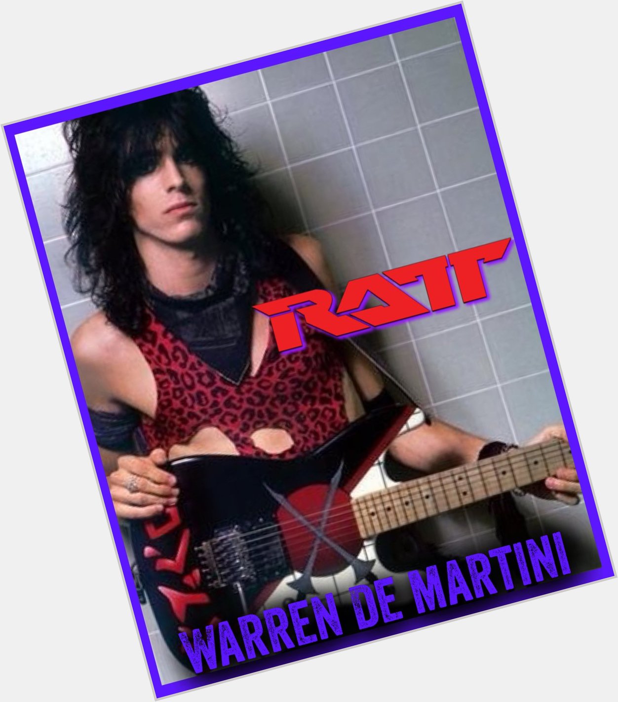 Happy 59th Birthday     
Warren DeMartini 
Guitarist for Ratt & Whitesnake 
April 10, 1963  Chicago, Illinois 