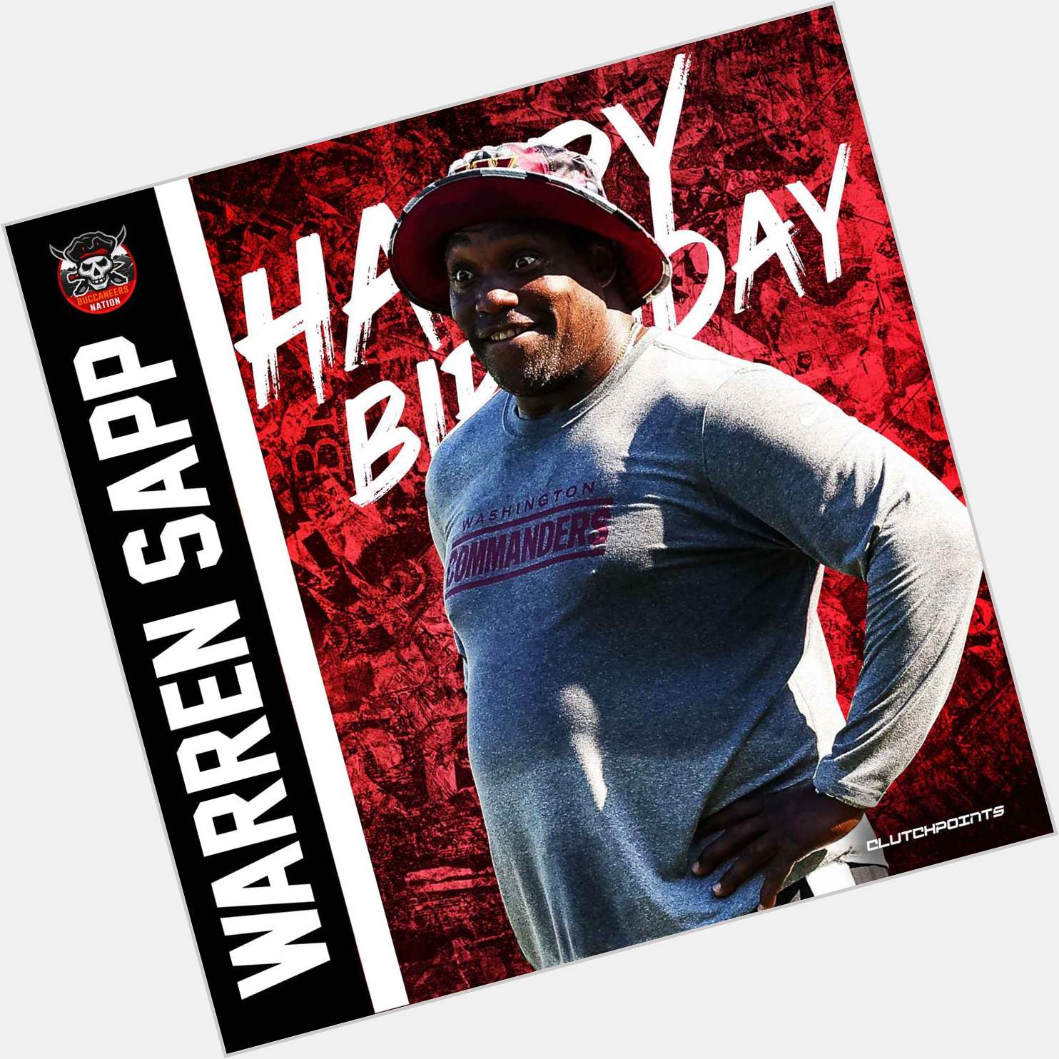 Bucs Nation, join us in wishing Warren Sapp a happy 50th birthday 