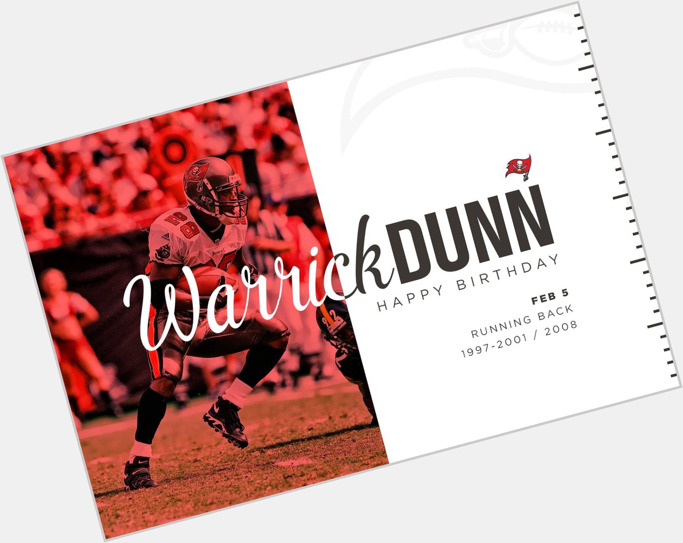 Happy Birthday to a Legend, Warrick Dunn! 