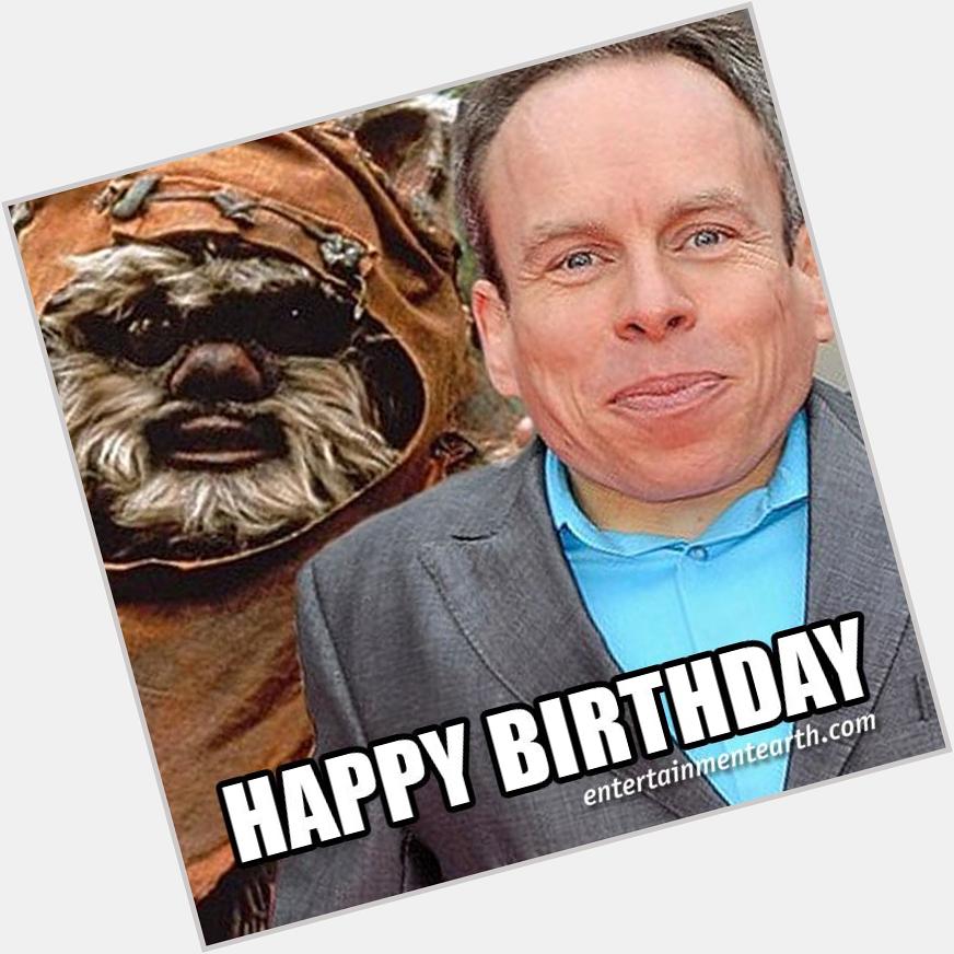 Happy 45th Birthday to Warwick Davis of Star Wars! Shop Collectibles:  