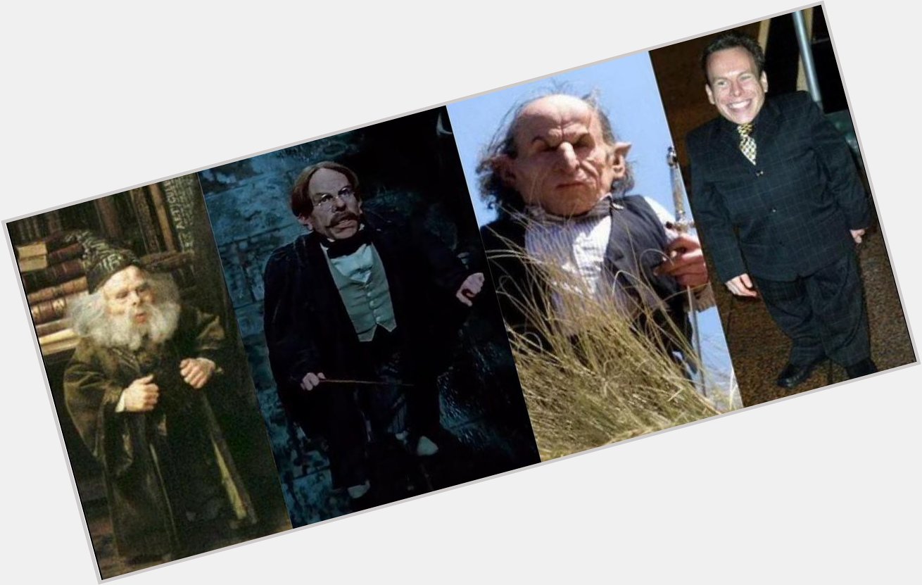 Happy 45th Birthday, Warwick Davis ( He played Professor Flitwick, as well as Griphook in the DH. 