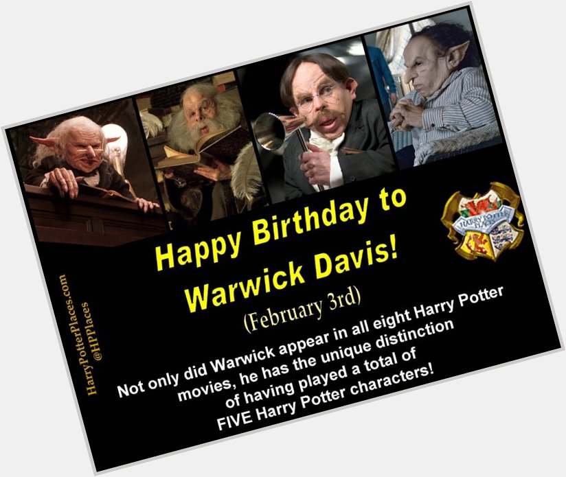 Happy Birthday to Warwick Davis!!! 