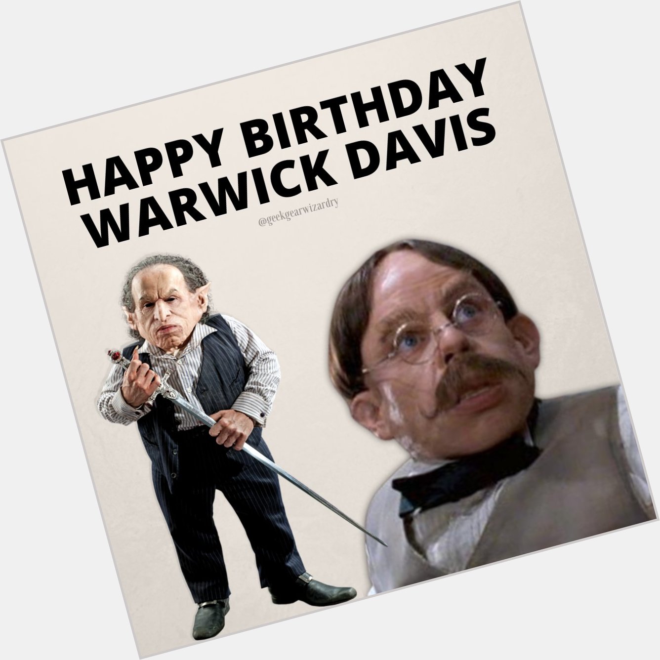   Happy Birthday Warwick Davis! Which of his roles was your favourite?! 