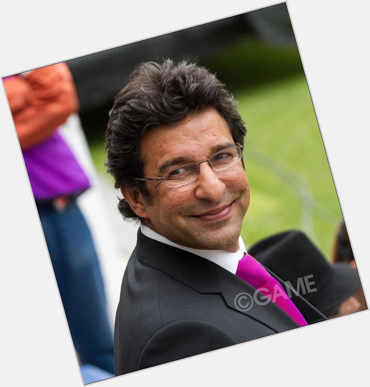 Happy birthday to Wasim Akram 