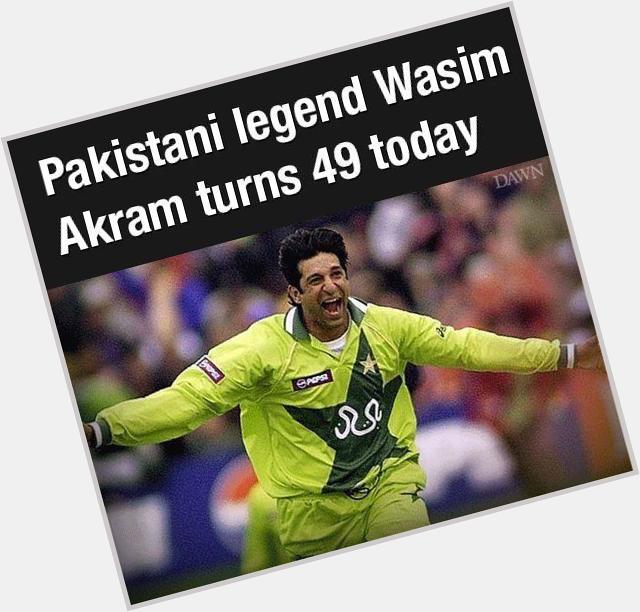 Most respected cricketer . Living legend .. King of swing . Happy birthday Wasim akram .   
