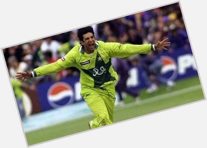Happy Birthday to the king of swing and the legendary Cricketer Wasim Akram 