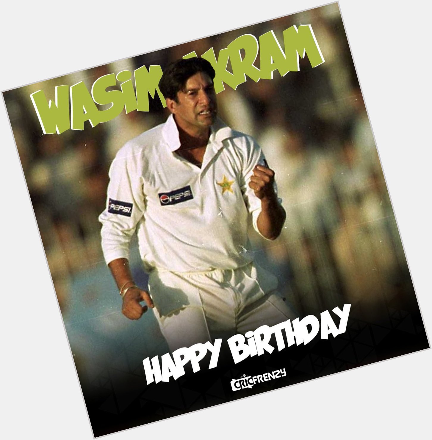 1992 World Cup winner Happy birthday a \"Sultan of Swing\" Wasim Akram    