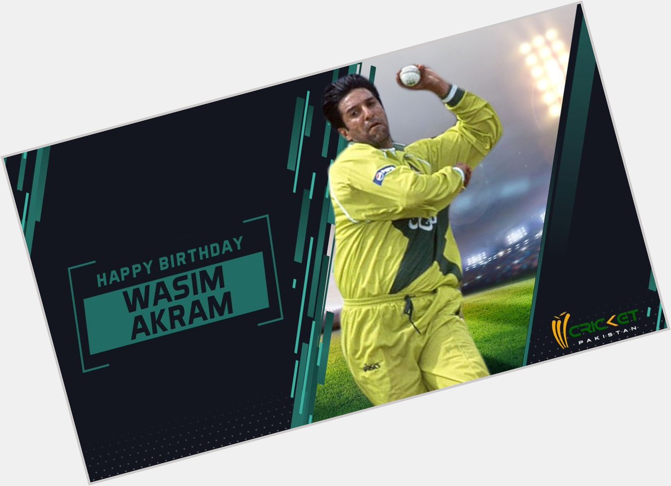 414 Test wickets 502 ODI wickets Happy Birthday to Pakistan\s legendary fast-bowler Wasim Akram 