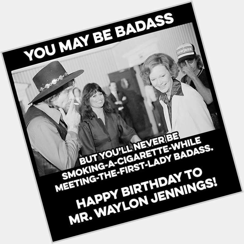 Happy birthday to a true country music legend, Waylon Jennings! 