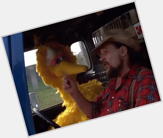 Happy birthday to music legend and Littlefield, TX native Waylon Jennings, seen here giving his pal Big Bird a lift 