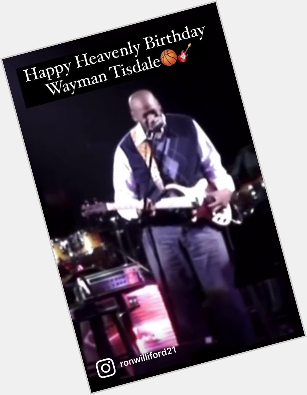 Happy Heavenly Birthday Wayman Tisdale  