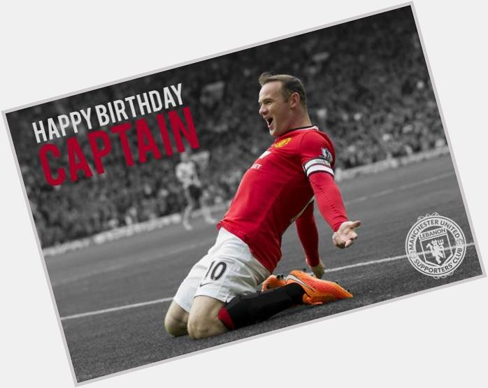 Wayne Rooney turns 29 today! Happy Birthday Captain!    
