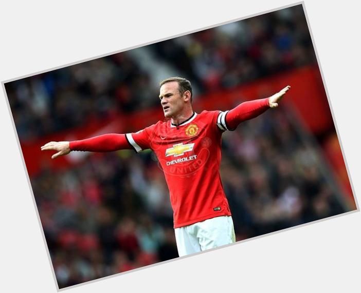 "Happy Birthday yg ke 29, Wayne Rooney. Sebab kau lah aku minat MU and bola sepak. Hehehe.  