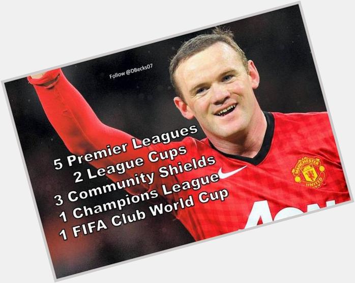 Happy birthday Wayne Rooney. 