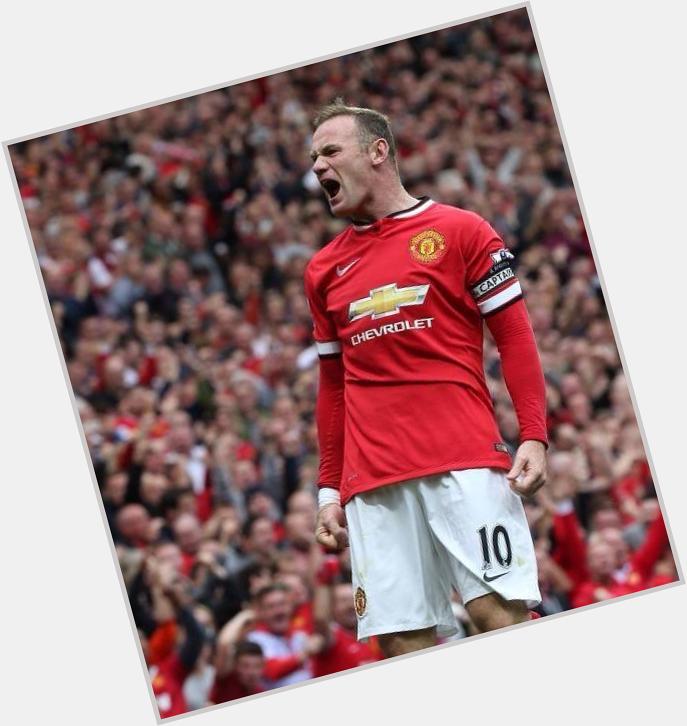 Happy 29th Birthday to captain fantastic. Wayne Rooney. -  