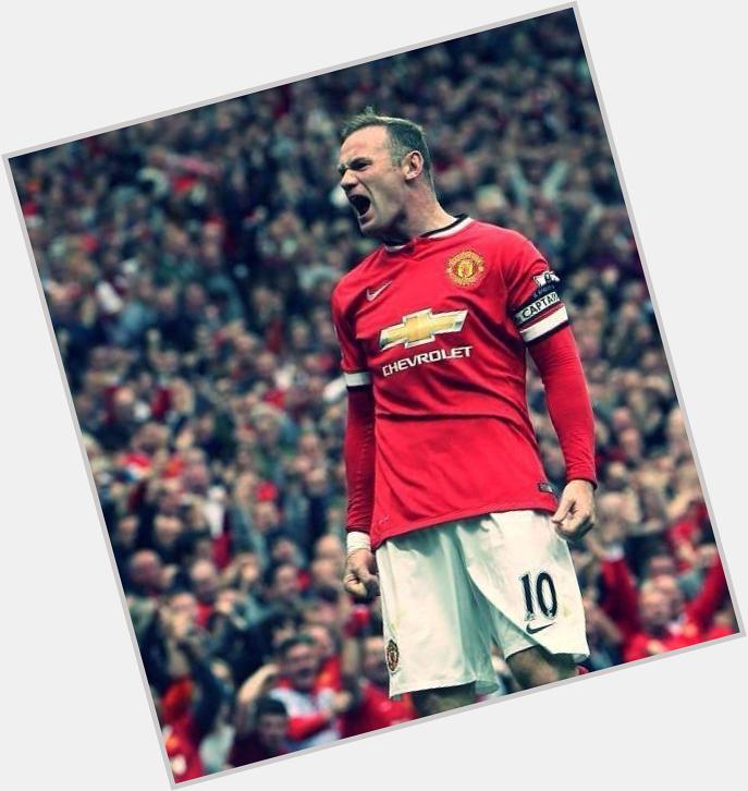 Happy bday to the one and only Wayne Rooney!!       