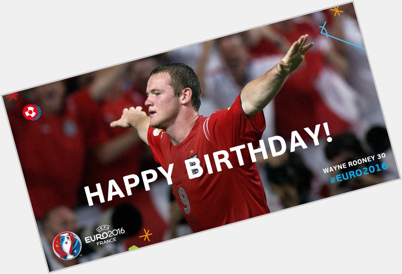 Happy 30th birthday Wayne Rooney - all-time leading scorer! 