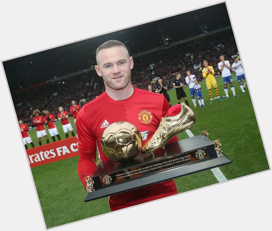 Happy 37th birthday to the man (Wayne Rooney) who made me fall in love with this beautiful football club  