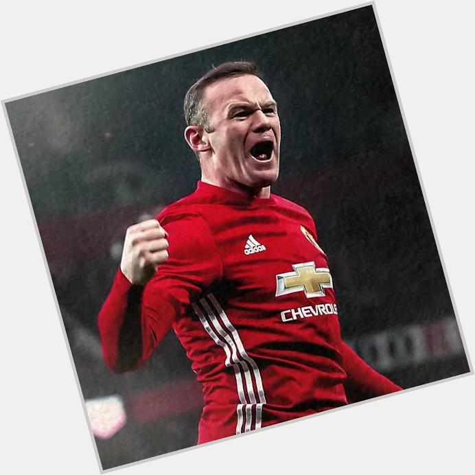 So I asked who is he ??? 
He goes by the name of Wayne Rooney 

Wayne Rooney, Wayne Rooney  !!! 

Happy Birthday  