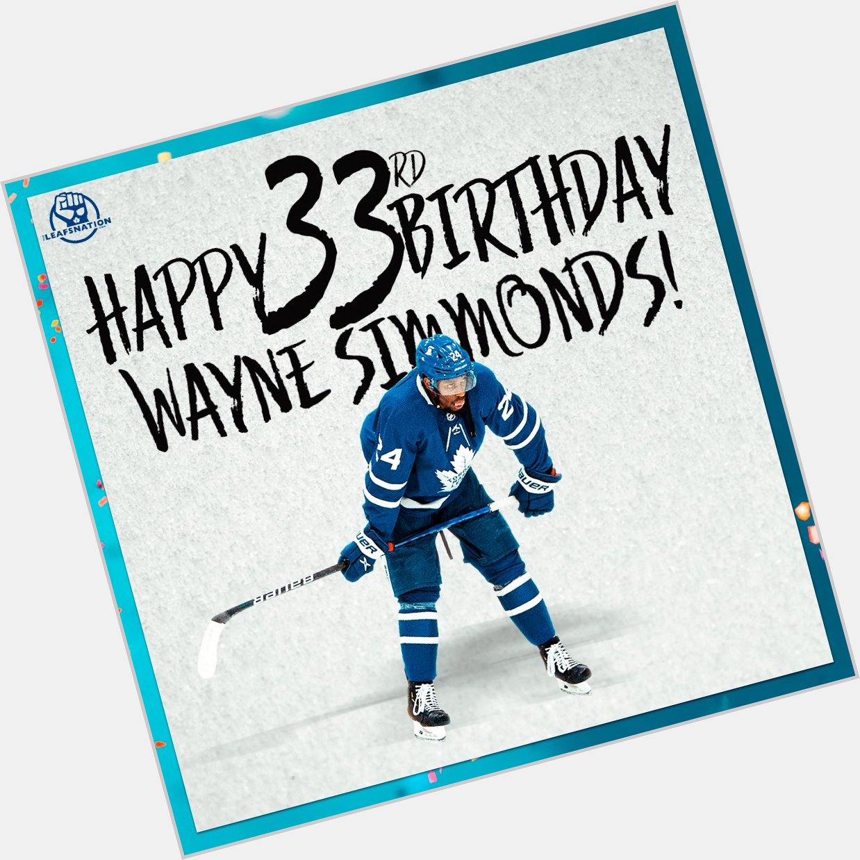 Happy 33rd birthday to Wayne Simmonds! 