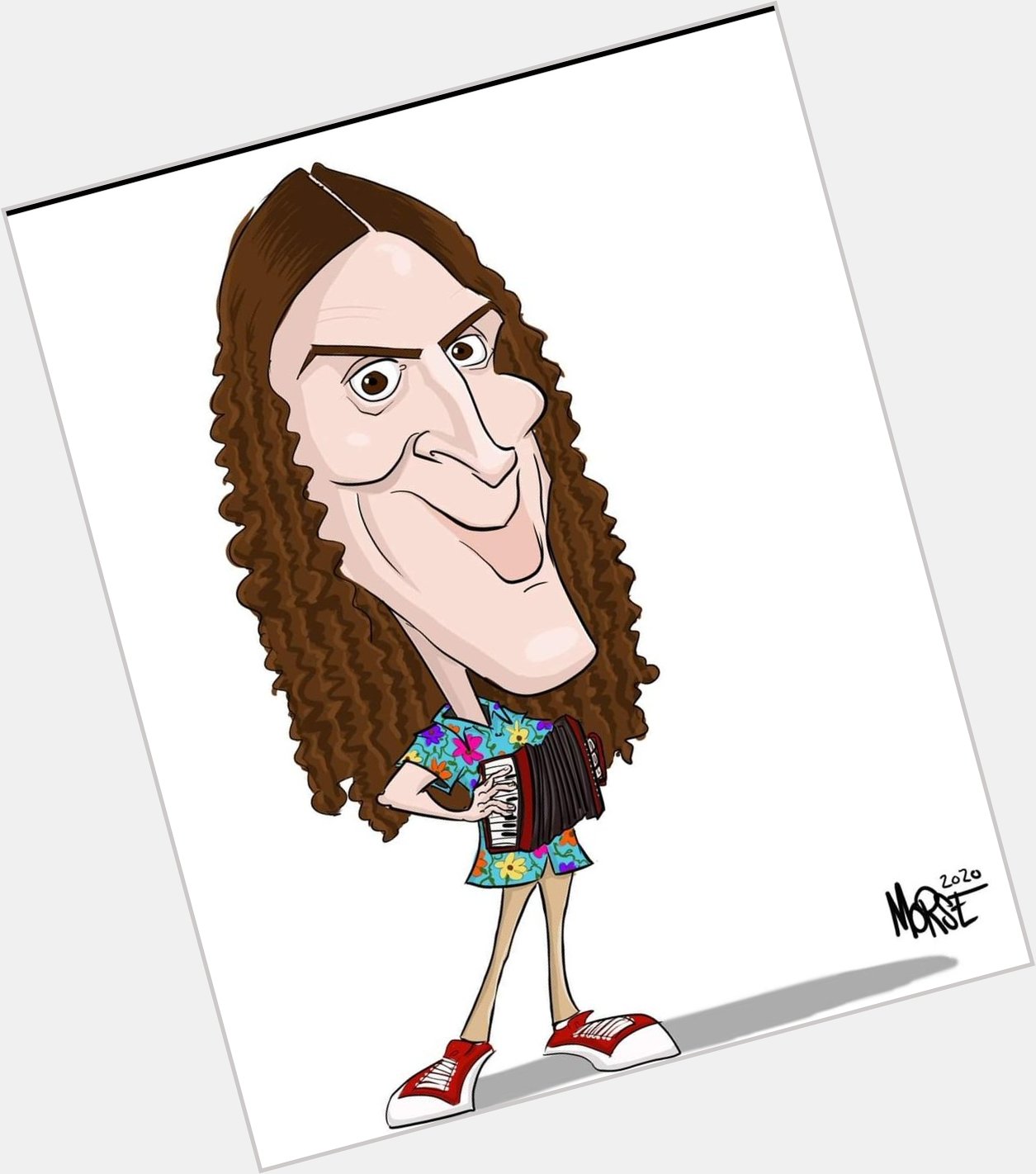Happy Birthday to Weird Al Yankovic! Wanna get REALLY weird? Message me about getting a caricature! 