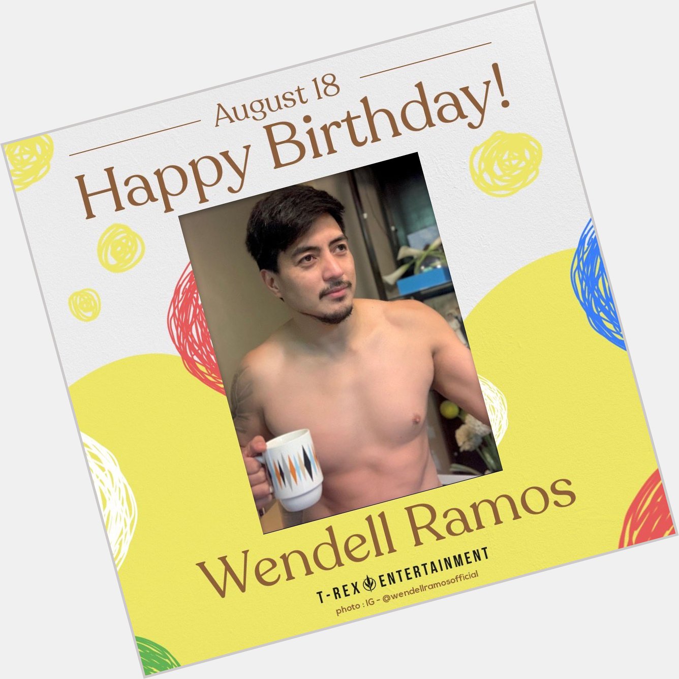 Happy 42nd birthday, Wendell Ramos! 

Keep on sharing positive vibes. 