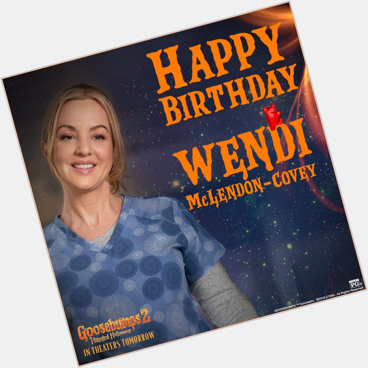 Happy birthday to the spook-tacular Wendi McLendon-Covey! 