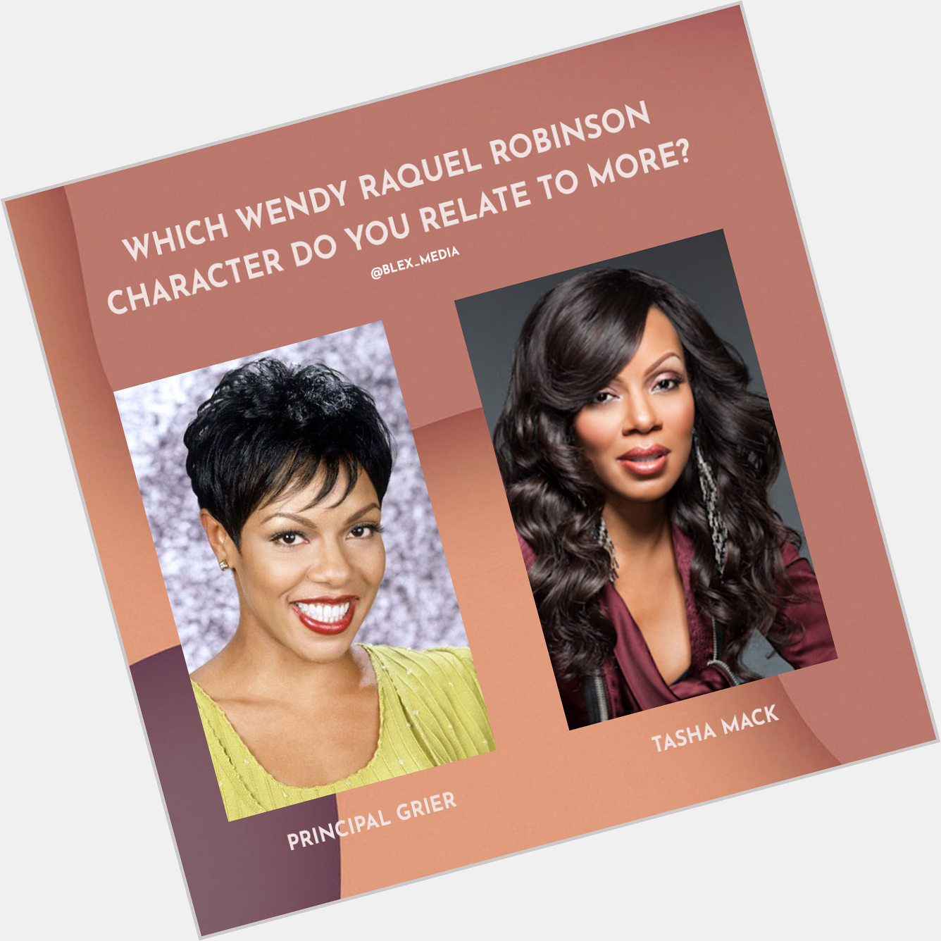 Happy Birthday, Wendy Raquel Robinson! Of her two iconic roles, which character do you relate to more? 