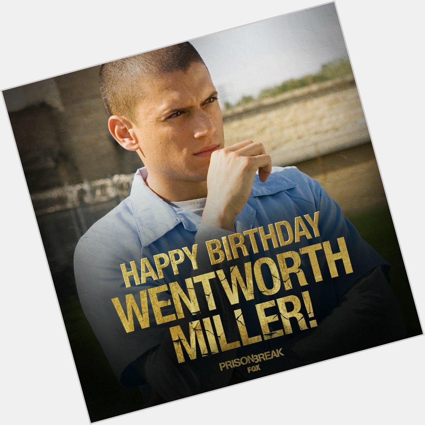 Happy Birthday to one of the best actors, Wentworth Miller   