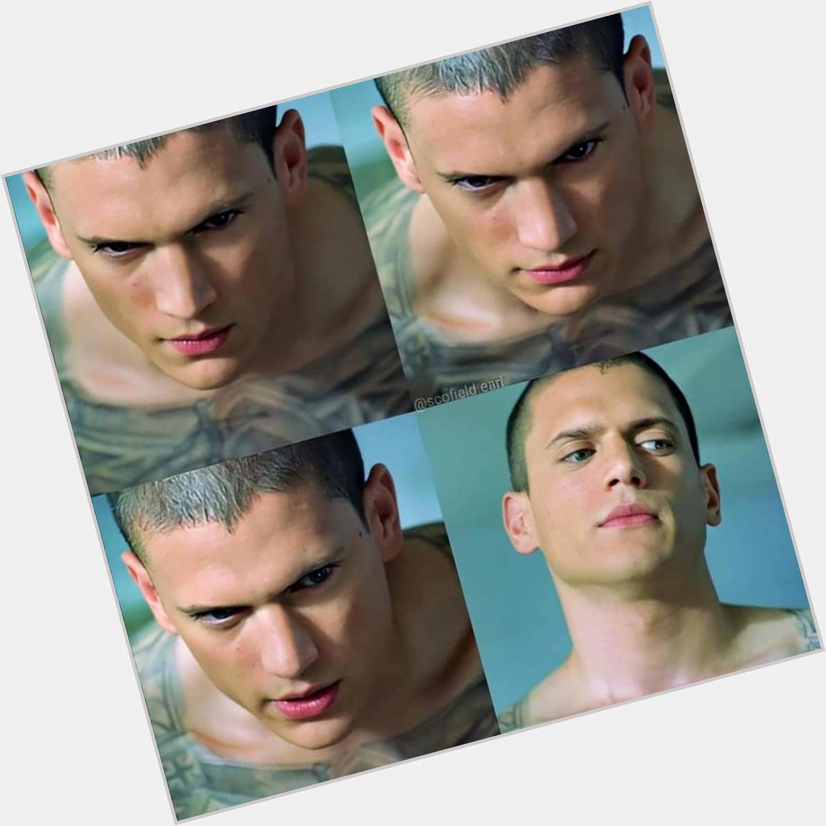 Happy birthday to the prettiest man I\ve ever seen Wentworth Miller as Michael Scofield    
