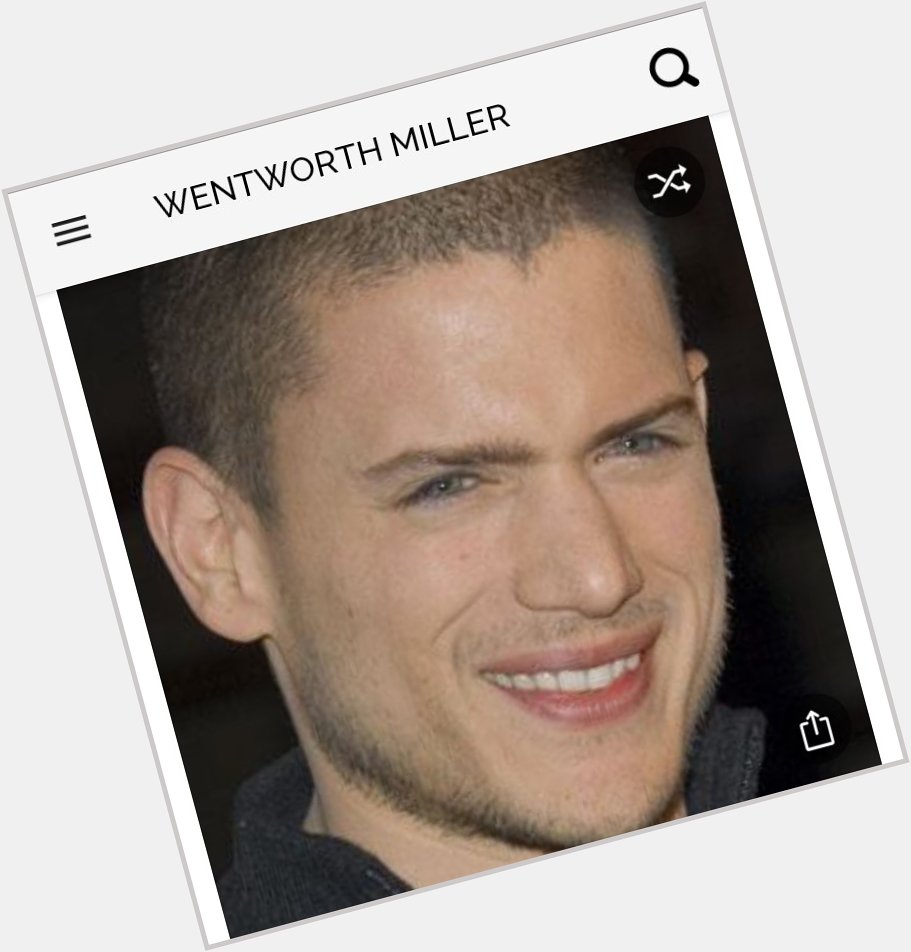 Happy birthday to this great actor.  Happy birthday to Wentworth Miller 