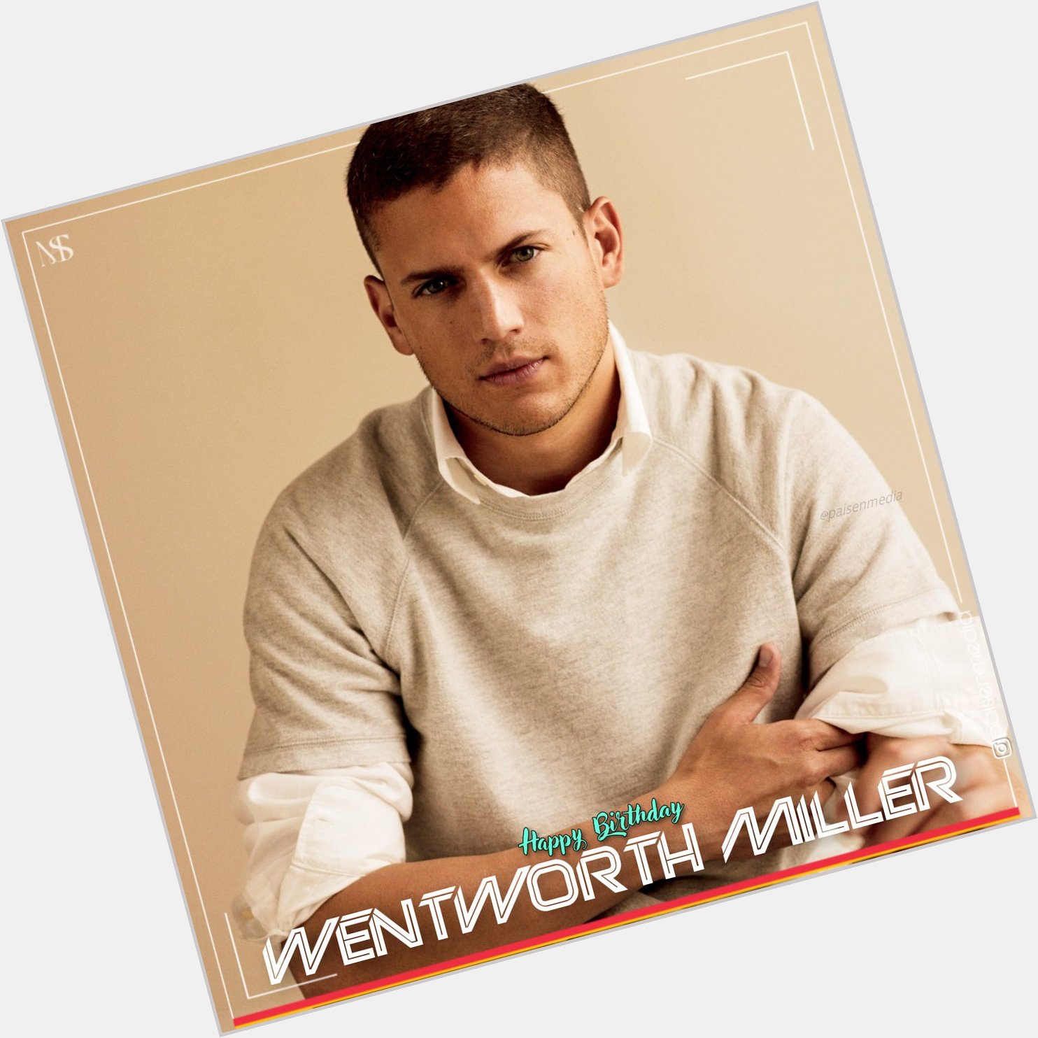Wishing a very Happy Birthday to Wentworth Miller sir .
.
.
.   