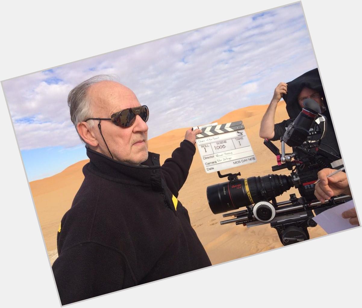 HAPPY BIRTHDAY to incomparable director Werner Herzog! Hope you have an amazing day! 