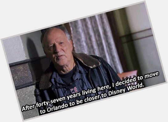 Happy 75th birthday to my biological father, Werner Herzog\s character in Parks & Rec. 