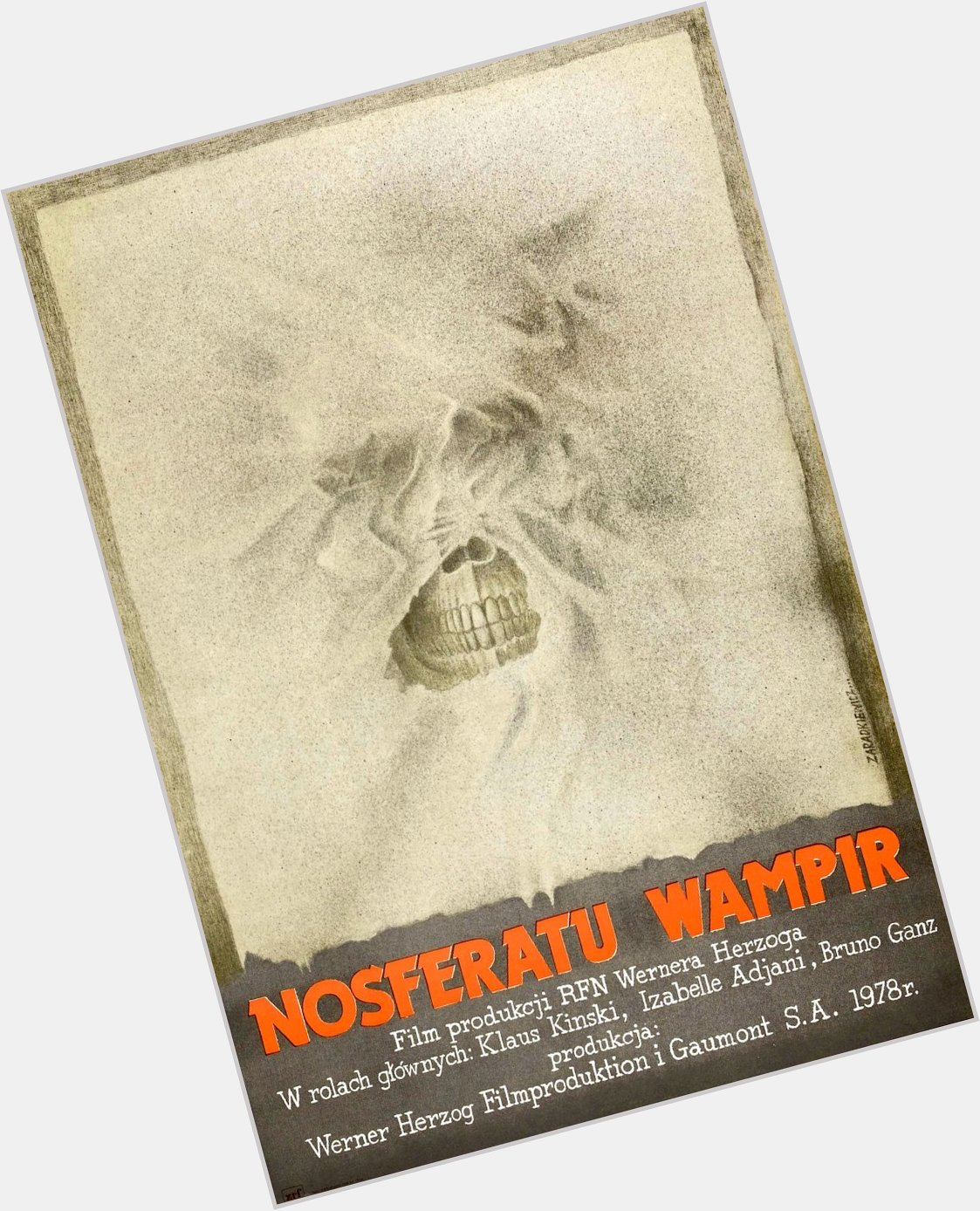 Happy birthday to Werner Herzog - NOSFERATU THE VAMPYRE - 1979 - Polish release poster 