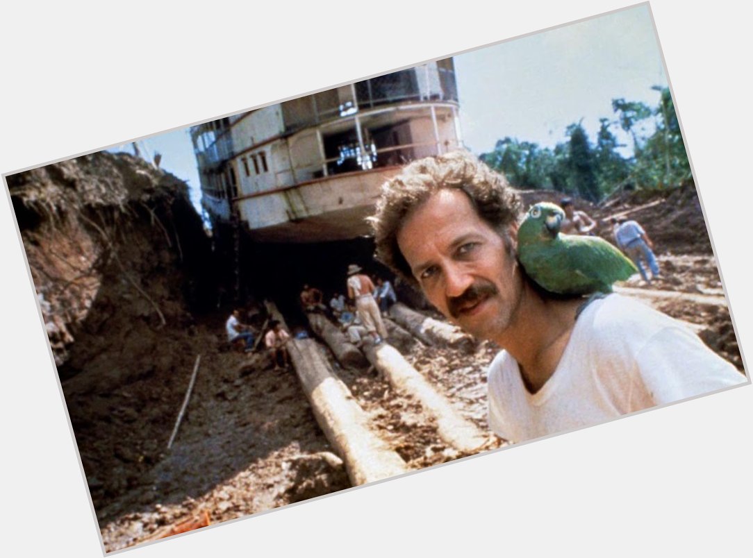 Happy Birthday man. Werner Herzog, en un detrás de cámaras de Fitzcarraldo (1982) 