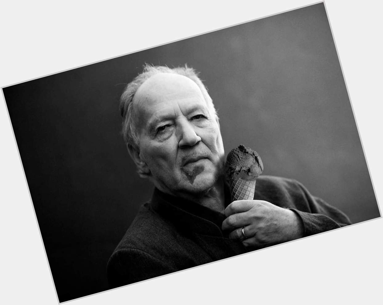 \"civilization is like a thin veneer of ice upon a deep ocean of chaos and darkness.\" happy birthday Werner Herzog! 