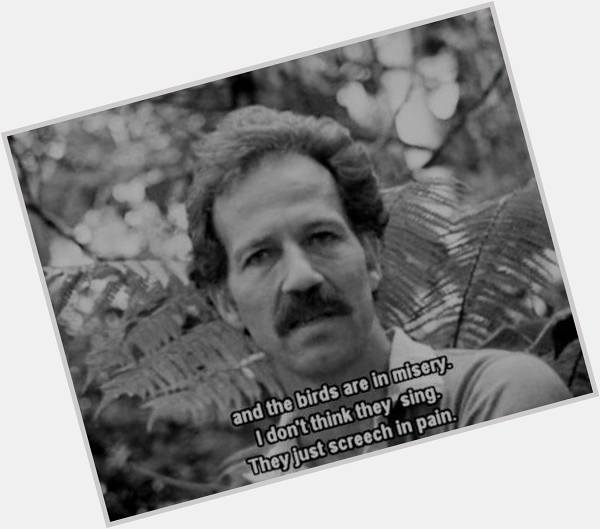 Happy birthday to everyone\s favourite Bavarian barrel of laughs. Werner Herzog, 77 today. 