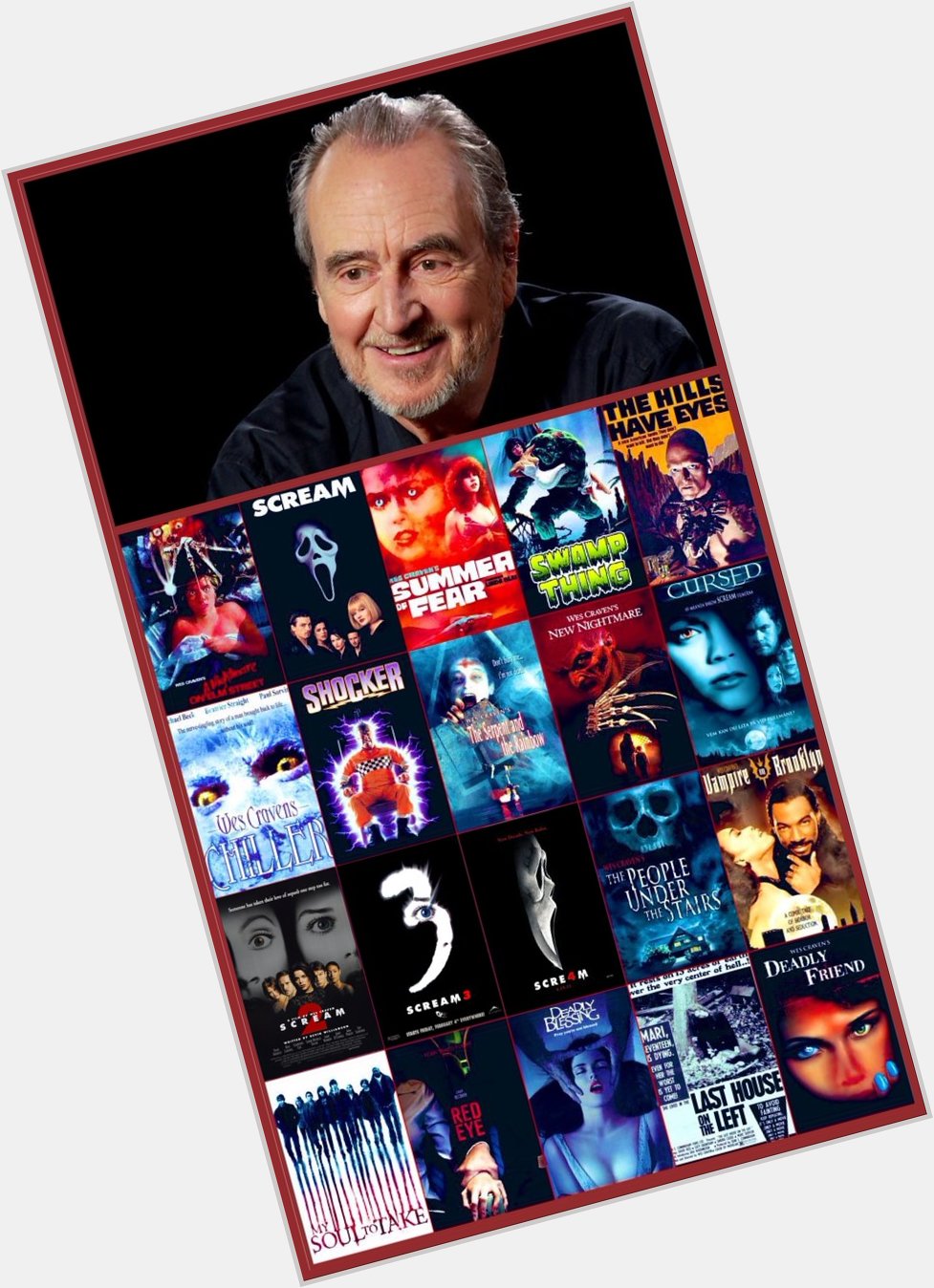 Happy Birthday to the master Wes Craven. Thank you for the Nightmares! 