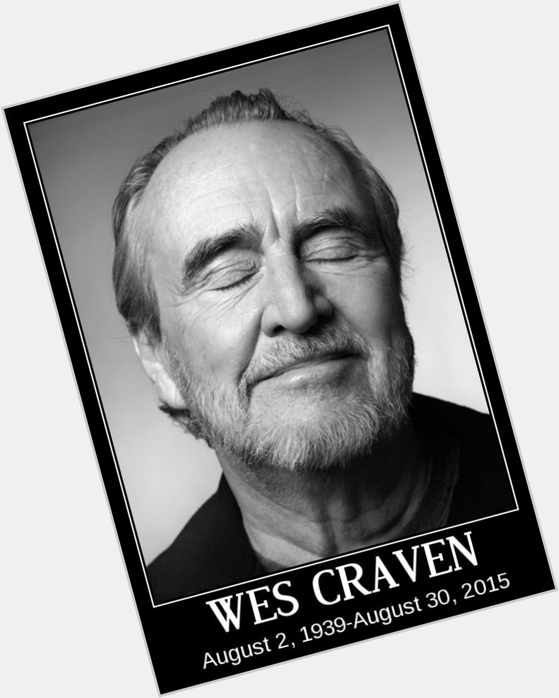 Happy birthday to the wonderfully talented and awesome Wes Craven. He would ve 81 today. 