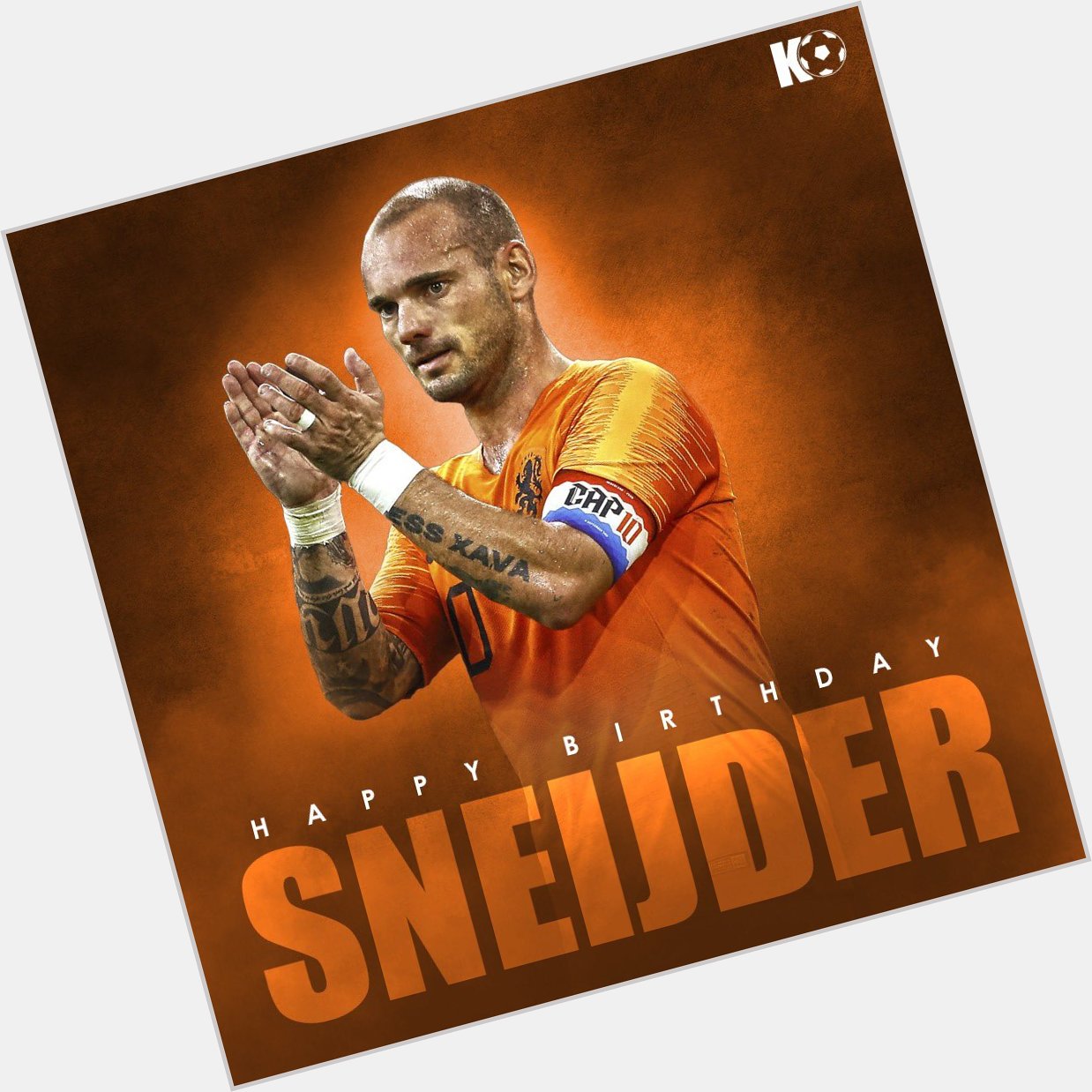 Join in wishing Wesley Sneijder a Happy birthday! 