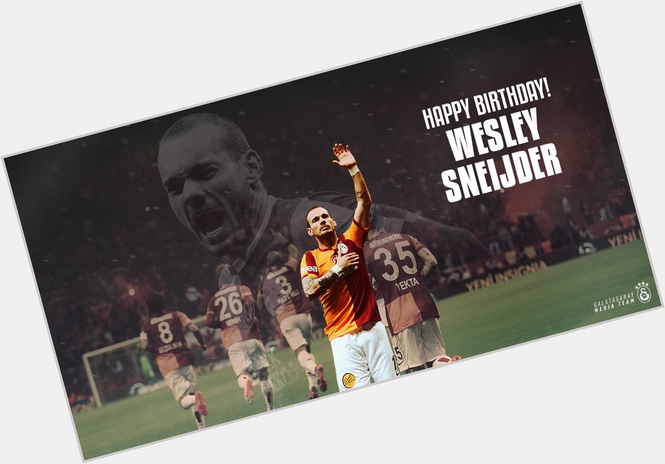 Happy 34th birthday, Wesley Sneijder!    