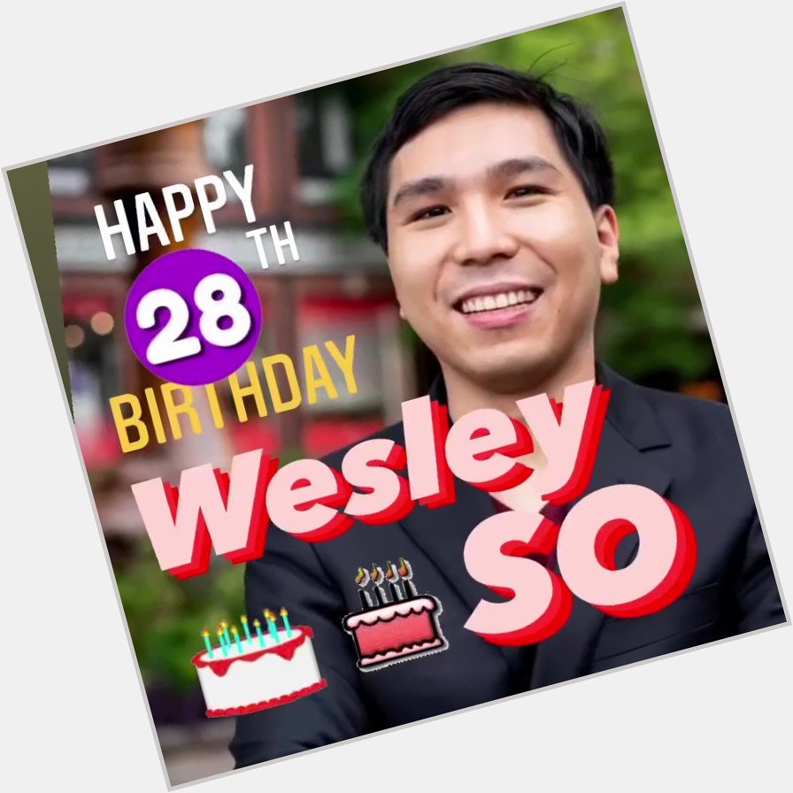 Happy Birthday to two-time and reigning U.S. Champion Wesley So!  