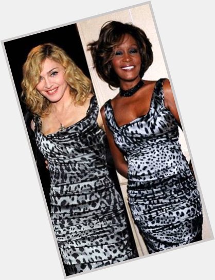 Two Queens wearing Dolce and Gabanna. Happy Birthday Whitney Houston. You are loved and missed. 