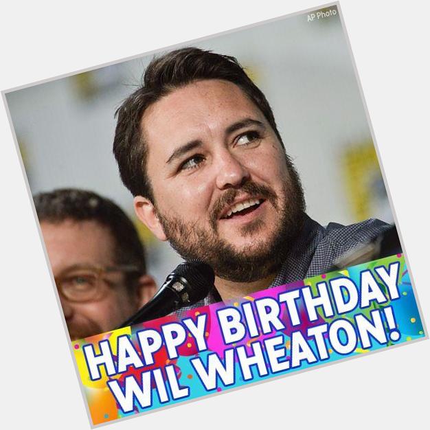 Happy Birthday to Stand by Me star Wil Wheaton! 